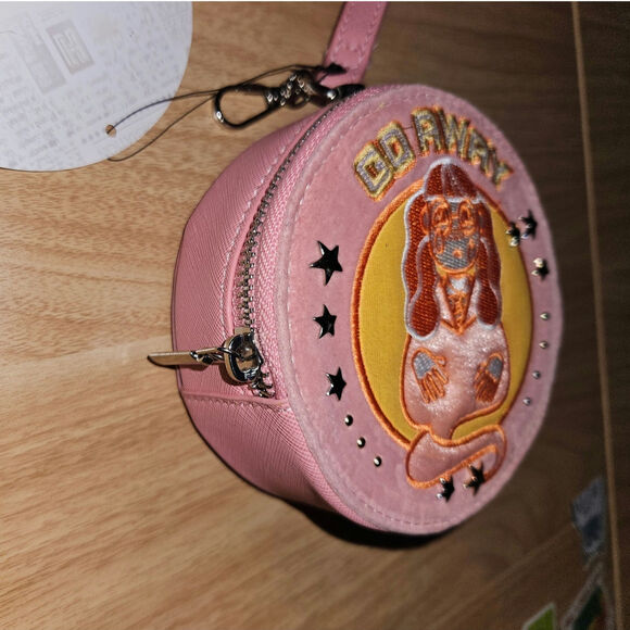 Wizarding World Harry Potter Moaning Myrtle Pink Round Coin Purse Wristlet NWT - Picture 7 of 8